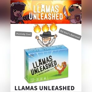 LLAMAS Unleashed an Unstable Unicorns  Game (This run edition is out of print)
